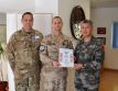 Ocenenie prslunka Vojenskej polcie na zver psobenia v opercii UNFICYP