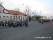 Novoron slvnostn zhromadenie MO SR a G OS SR zabezpeovali jednotky Velitestva posdky Bratislava