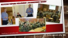 Veliteľská príprava príslušníkov 1. mechanizovanej brigády